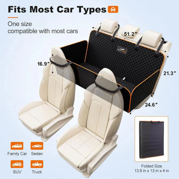 BlitzPaws™ - Hard Bottom Dog Seat Cover